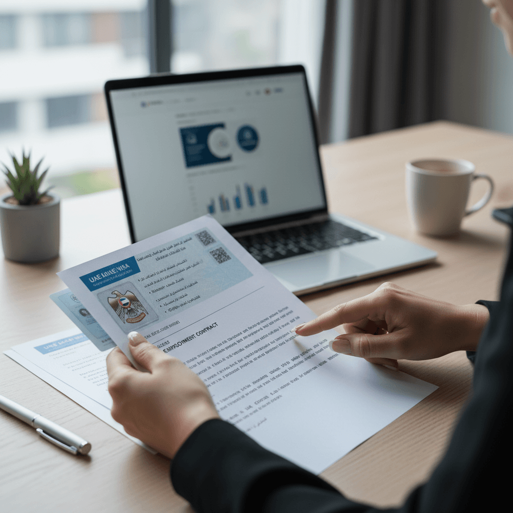 UAE Visa Application Concept